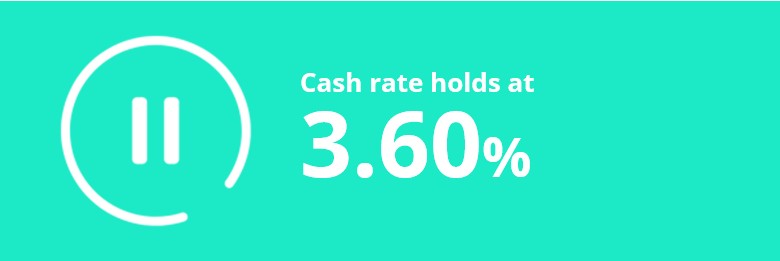 Cash rate on hold