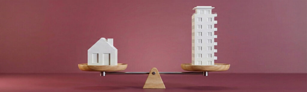 First home buyer decisions: Apartment or a house on land?